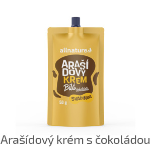 Allnature arašídový krém s čokoládou